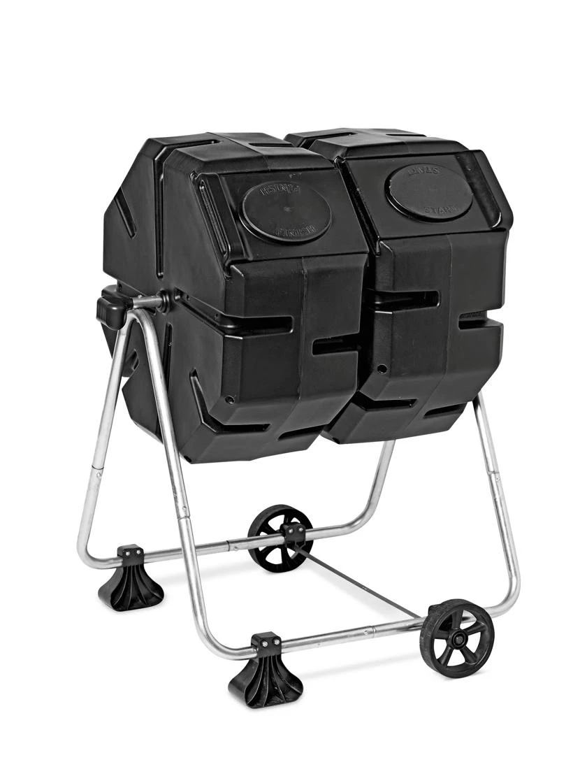 Dual Batch Compost Tumbler With Wheels - Image 5