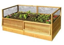 OLT Raised Cedar Garden Bed, 3' X 6'