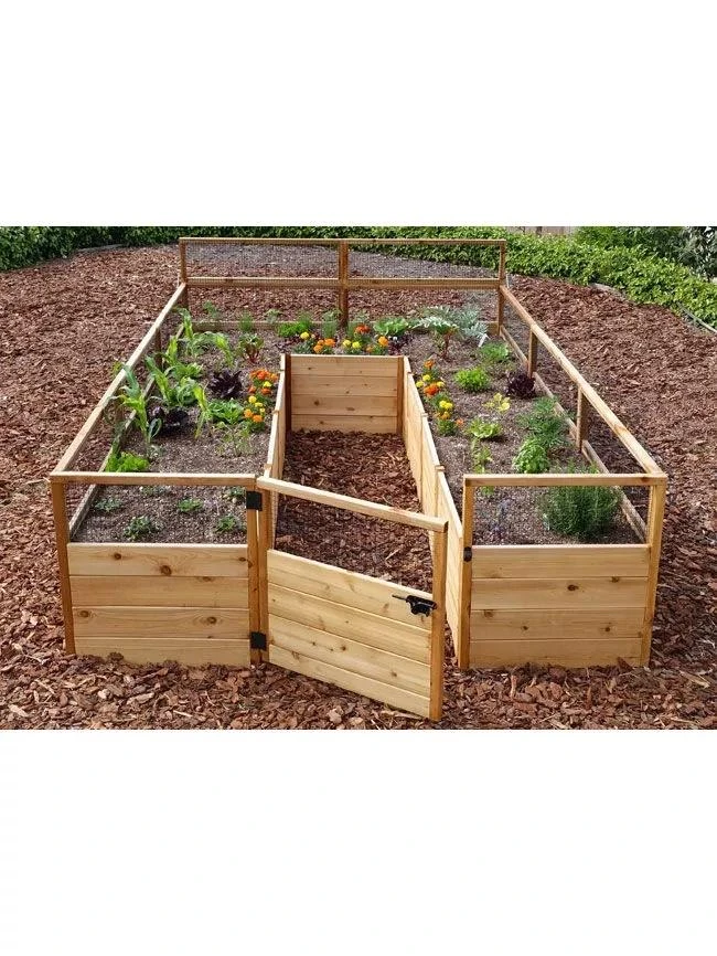 Garden In A Box Cedar Raised Bed, 8' X 12' - Image 2