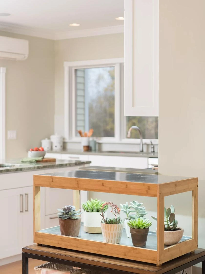 Low Bamboo LED Grow Light Garden - Image 10