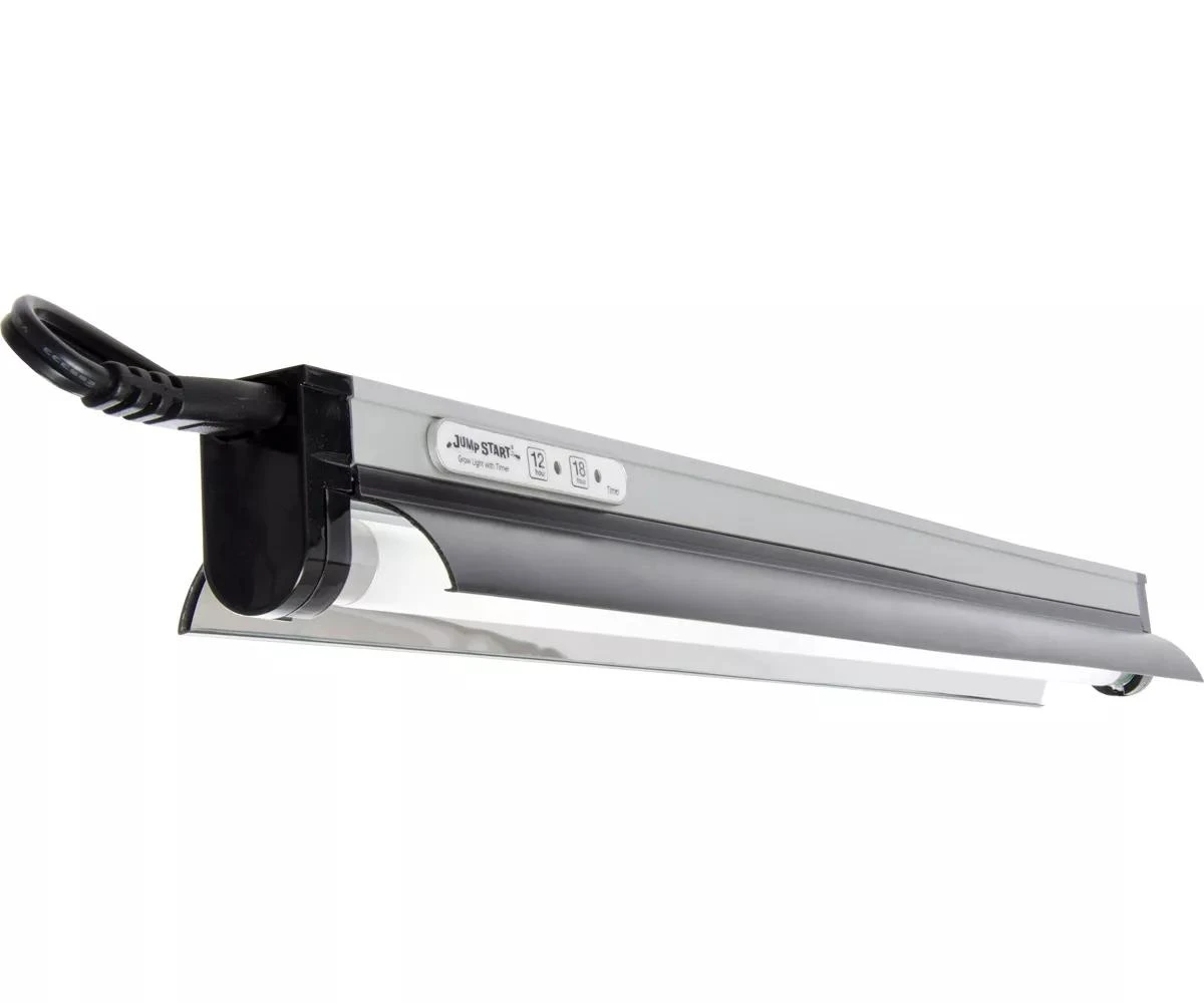 Hydrofarm Jump Start T5 Fixture W/Lamp And Timer, 18"