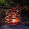 Desert Steel Pine Cone Luminary