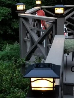 Solar Post Cap Railing Light 2-Pack