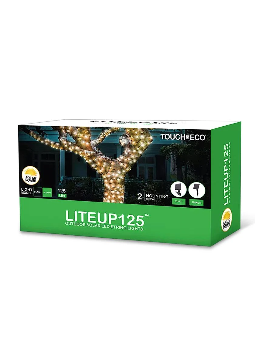Solar LED String Lights, Lightup125™ - Image 9