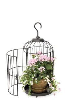 Hanging Birdcage Planter Set