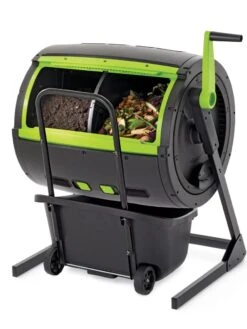 Maze Compost Tumbler And Cart Combo